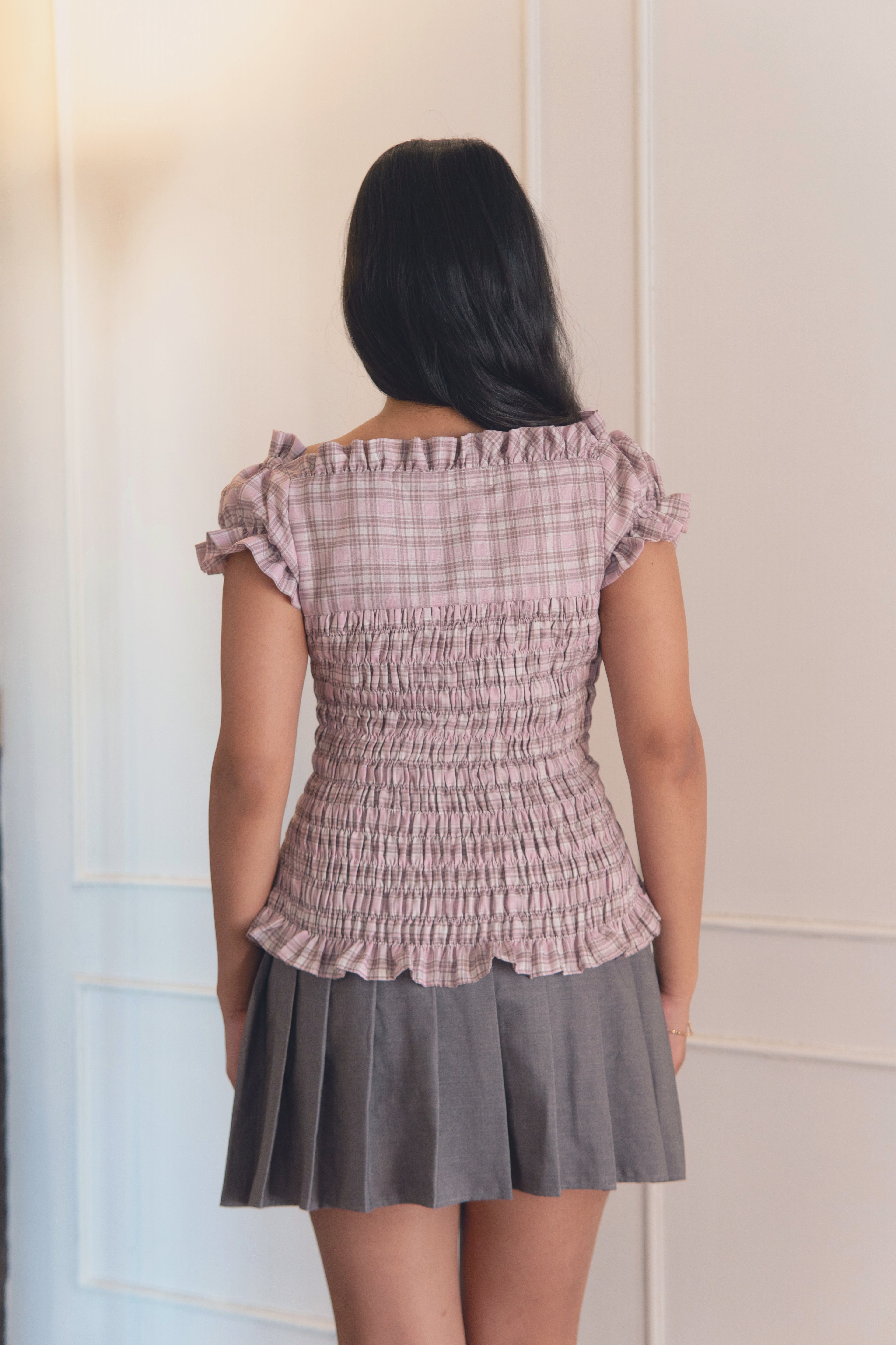 Blair Gingham Top